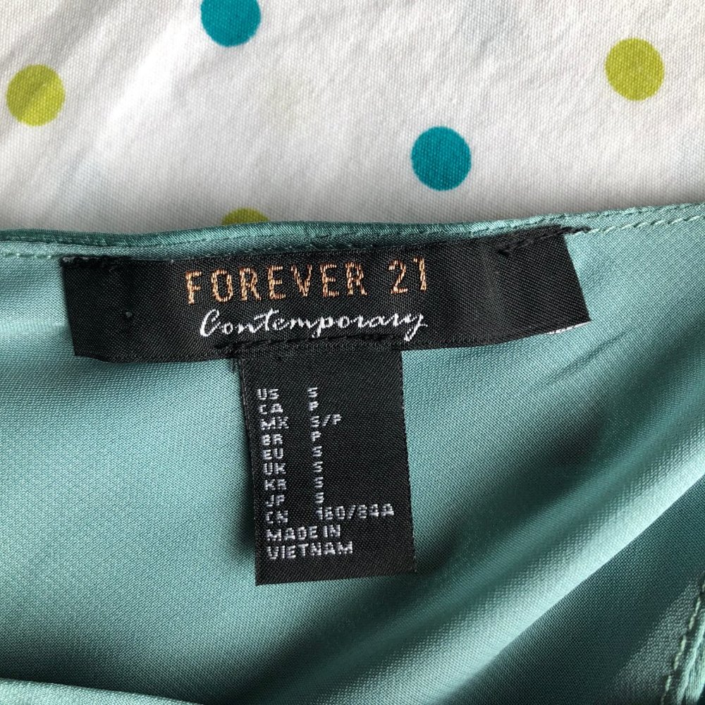 Forever 21 Turquoise Dress - Picture 2 of 8